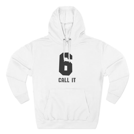 Hoodie "Call It 6 / Response 7" Athletic Number Graphic Hoodie