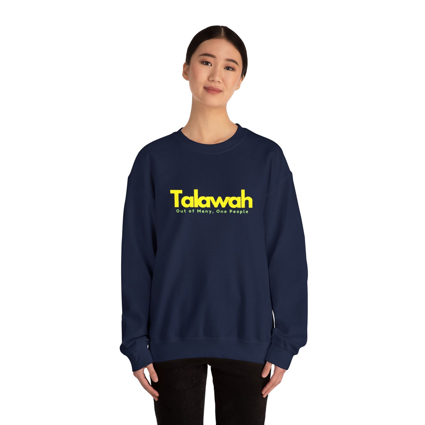 Talawah Crewneck Sweatshirt Jamaican Pride Bold Text Graphic