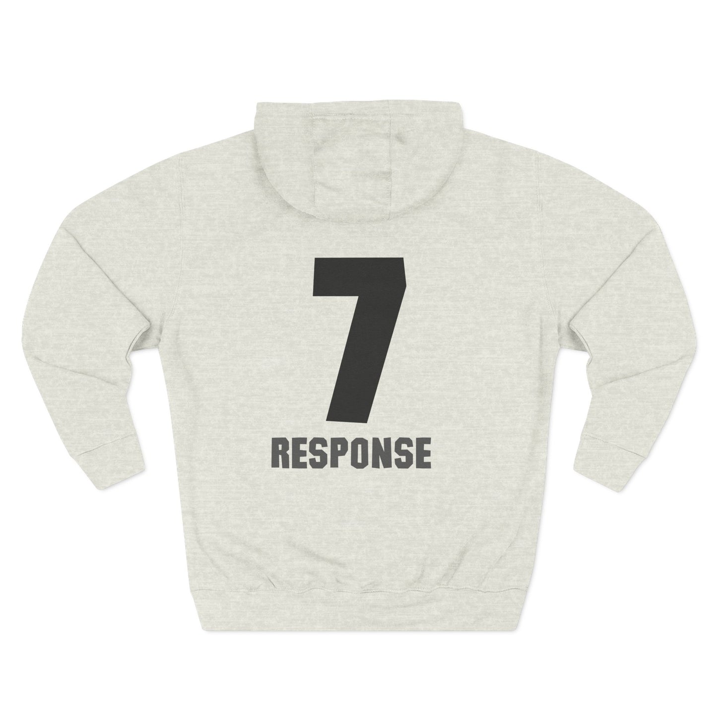 Hoodie "Call It 6 / Response 7" Athletic Number Graphic Hoodie