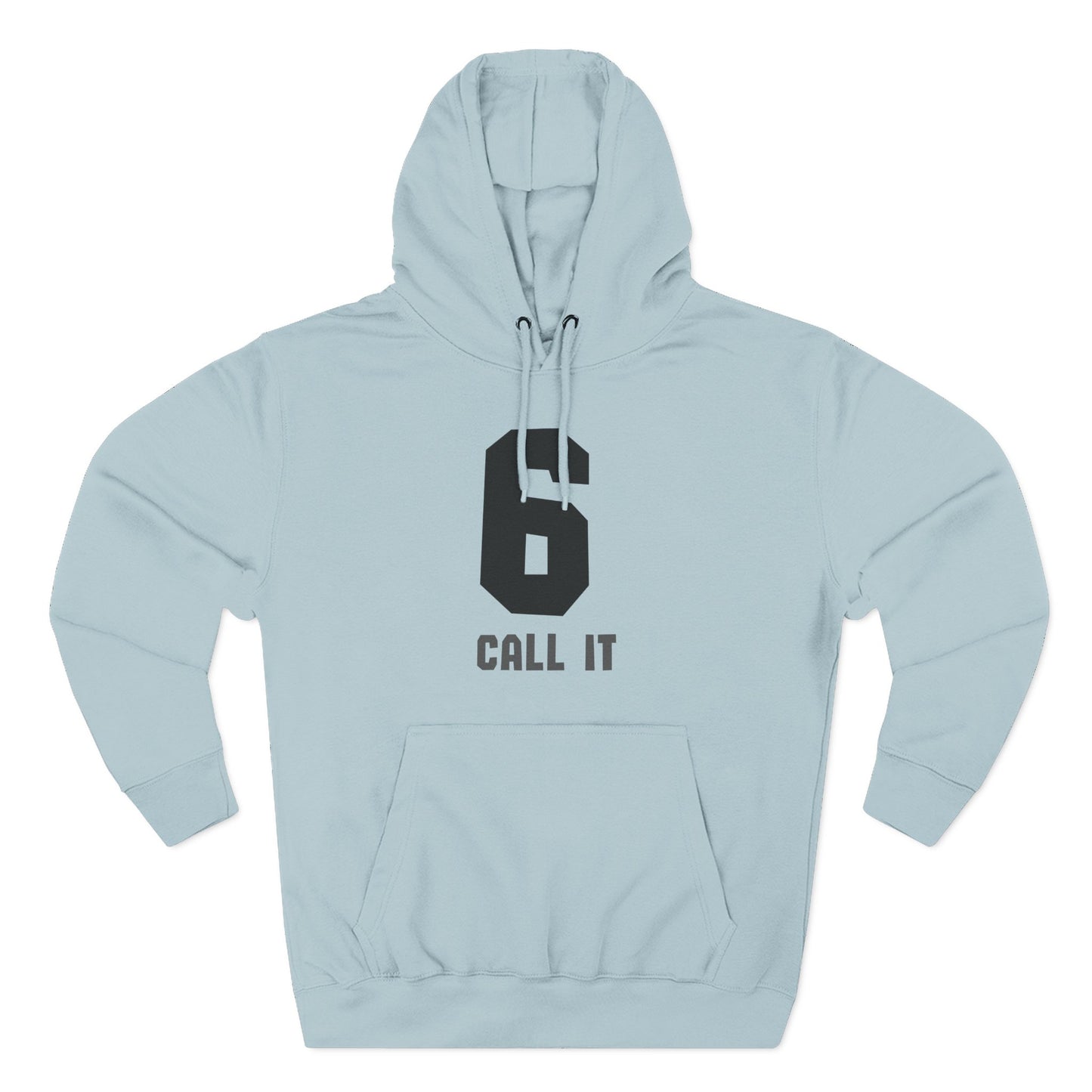 Hoodie "Call It 6 / Response 7" Athletic Number Graphic Hoodie