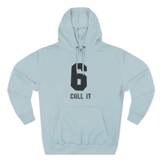 Hoodie "Call It 6 / Response 7" Athletic Number Graphic Hoodie