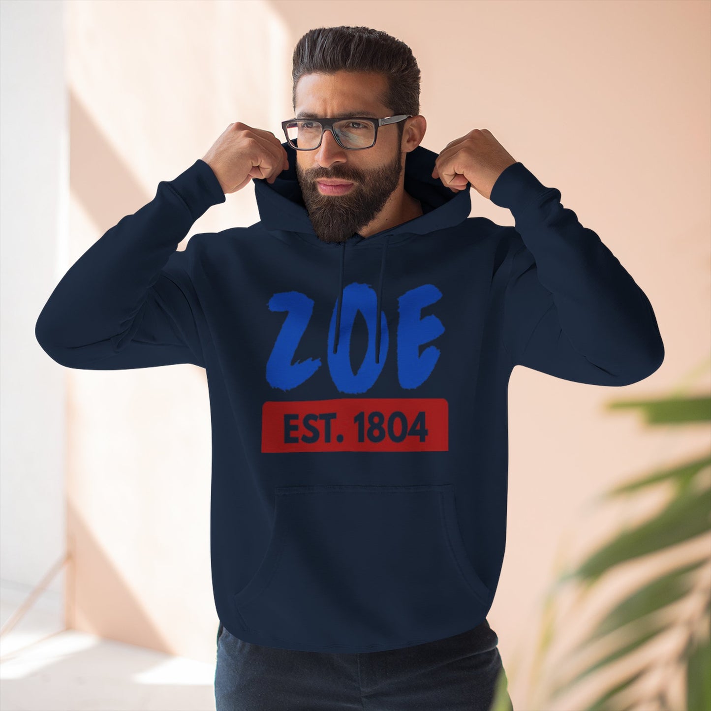 ZOE Est. 1804 Hoodie Afro-Caribbean / Haitian Art Pullover