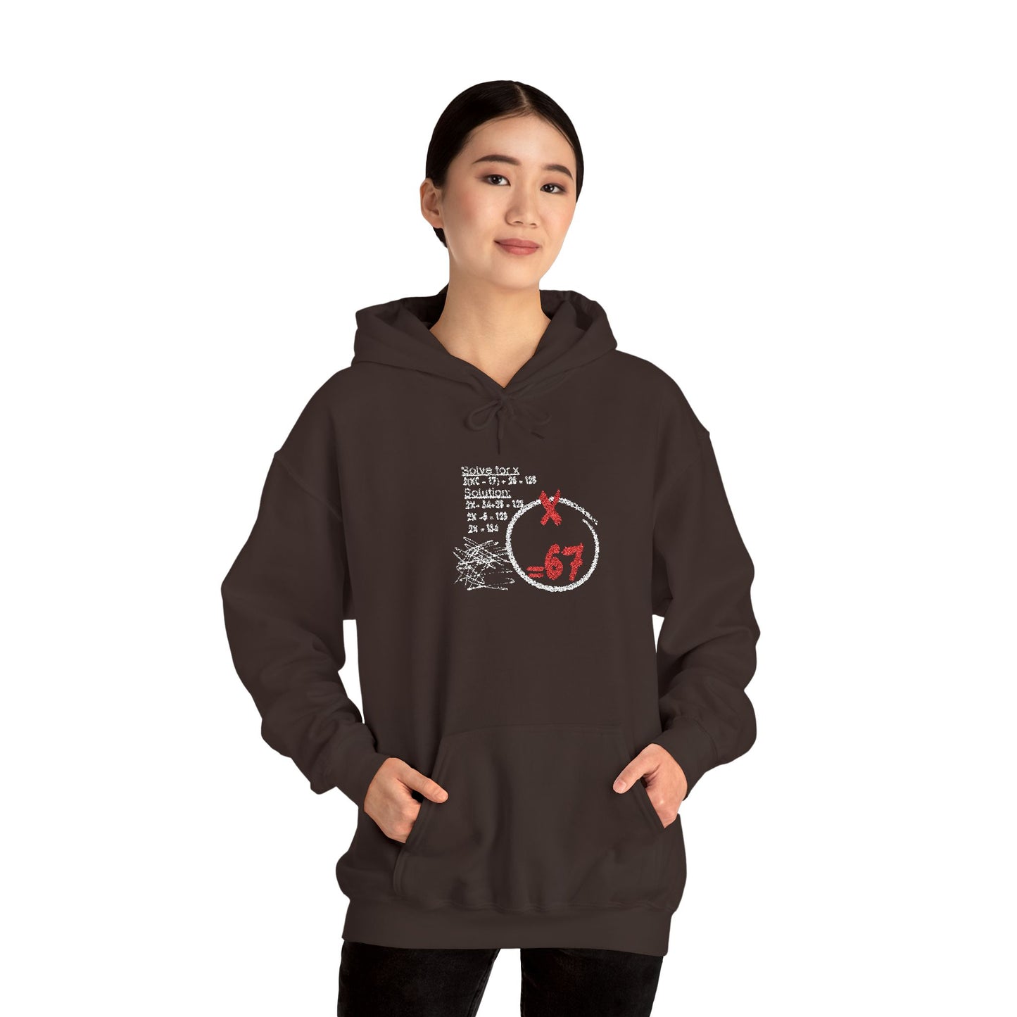 67 Circle Logo Hoodie Distressed Retro Streetwear Sweatshirt