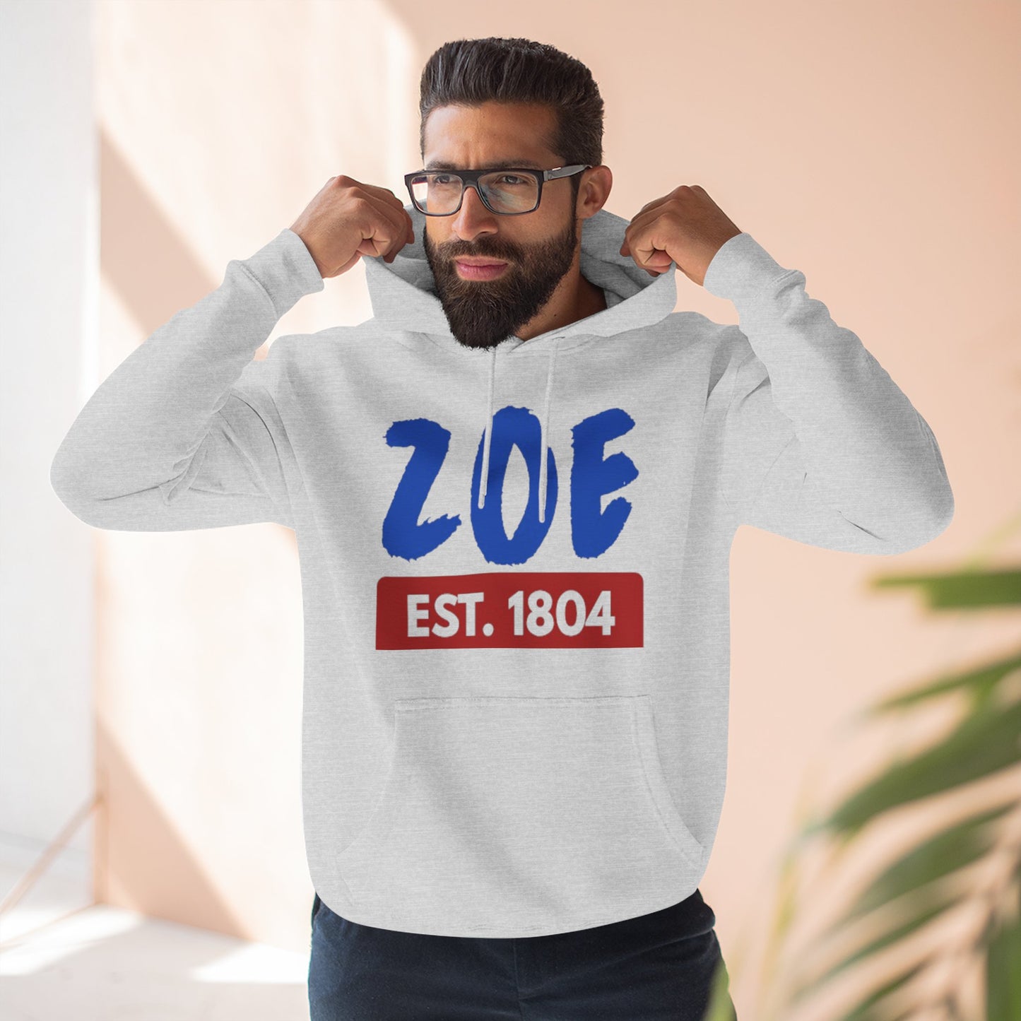 ZOE Est. 1804 Hoodie Afro-Caribbean / Haitian Art Pullover
