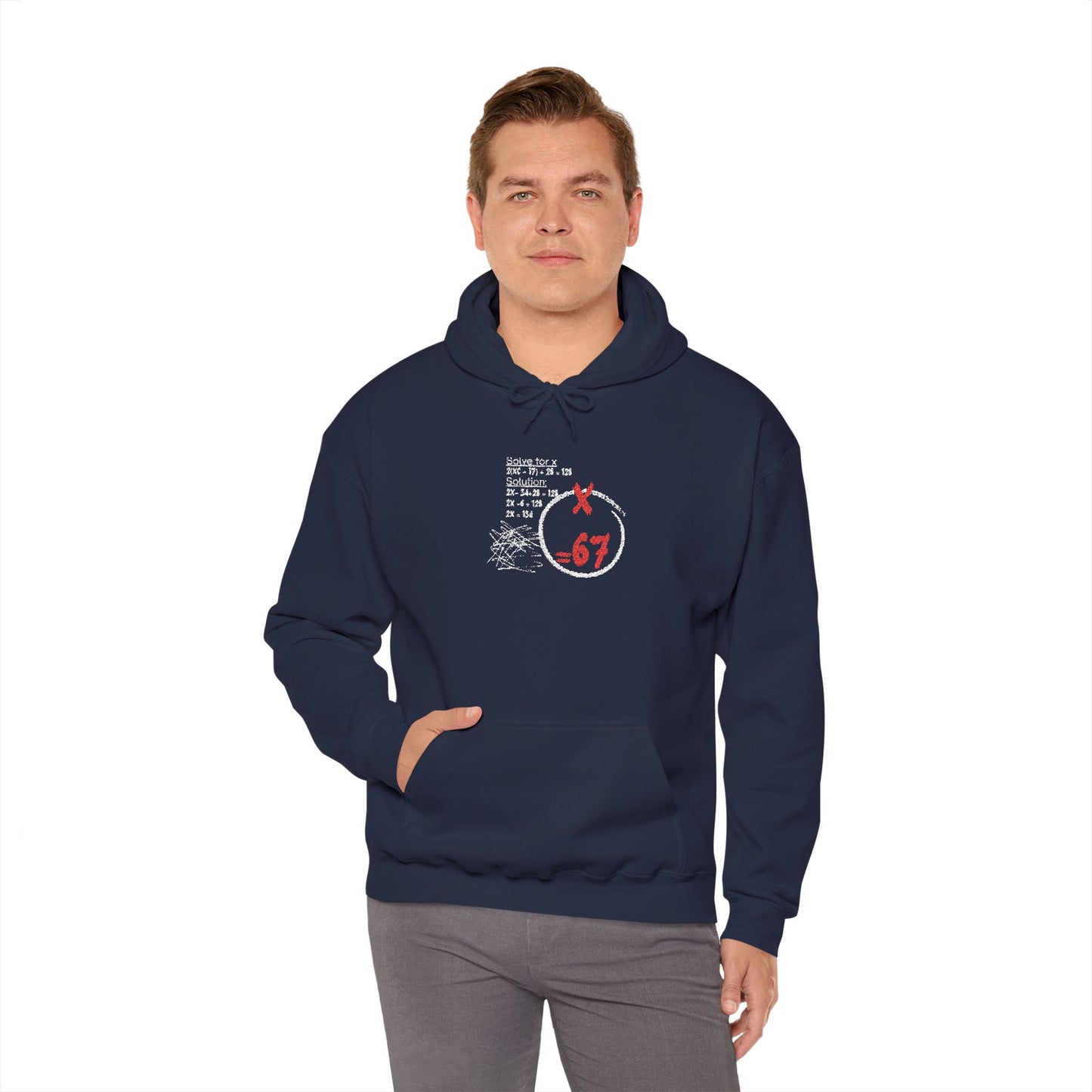 67 Circle Logo Hoodie Distressed Retro Streetwear Sweatshirt