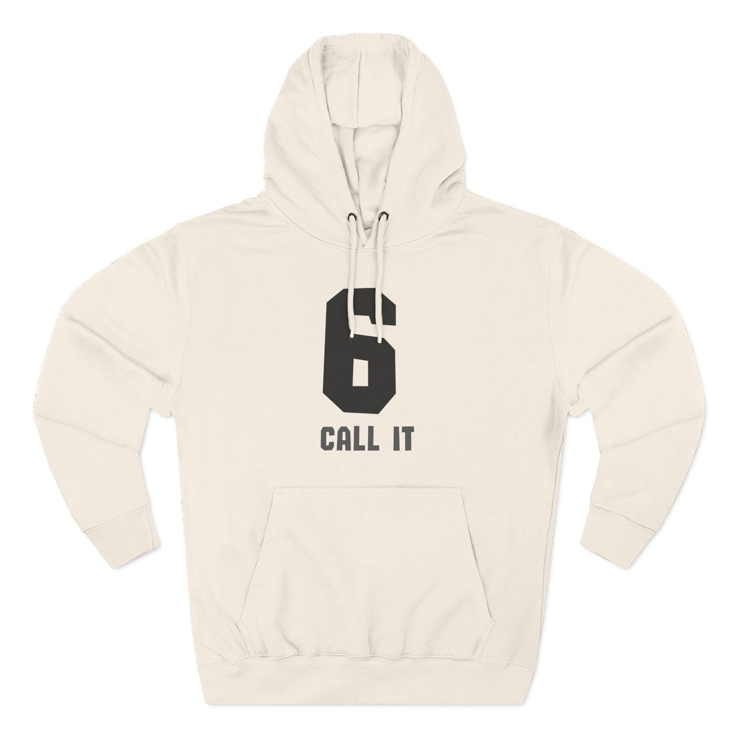 Hoodie "Call It 6 / Response 7" Athletic Number Graphic Hoodie