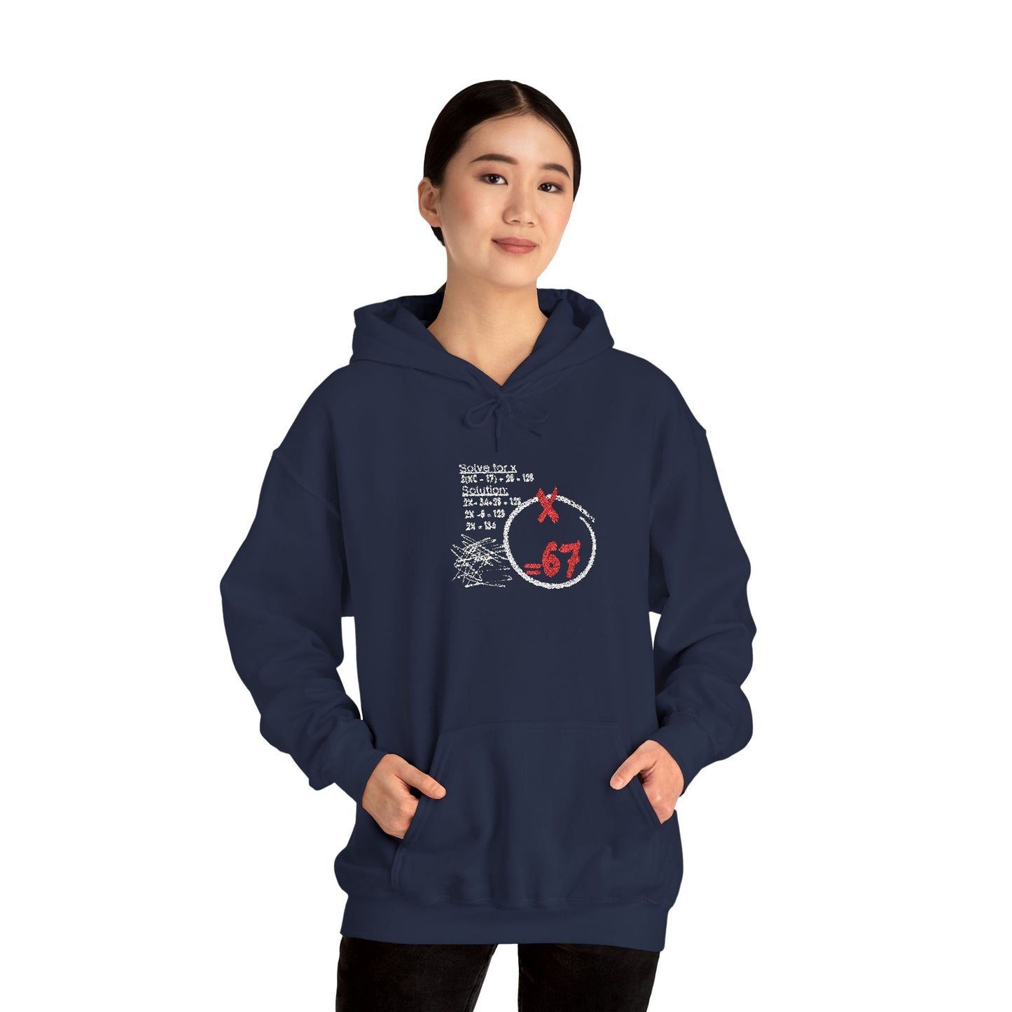 67 Circle Logo Hoodie Distressed Retro Streetwear Sweatshirt