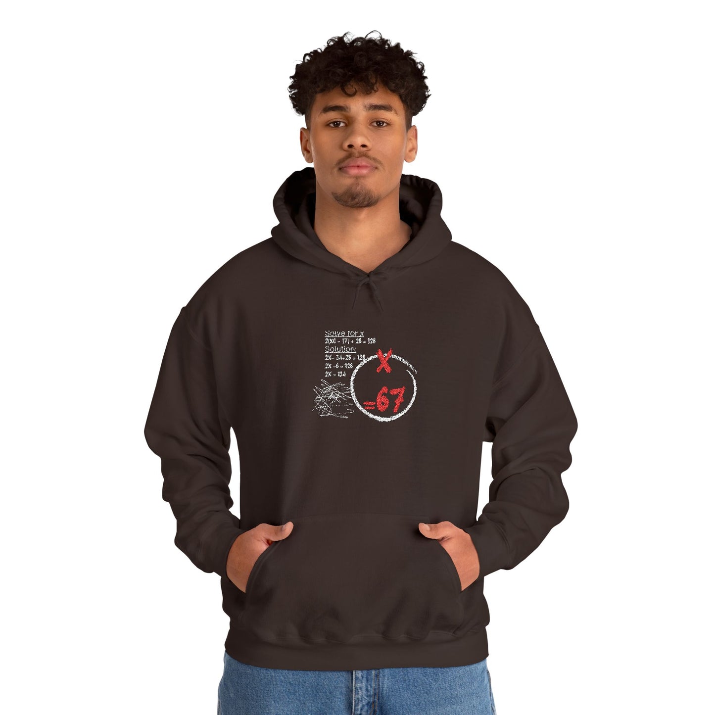 67 Circle Logo Hoodie Distressed Retro Streetwear Sweatshirt