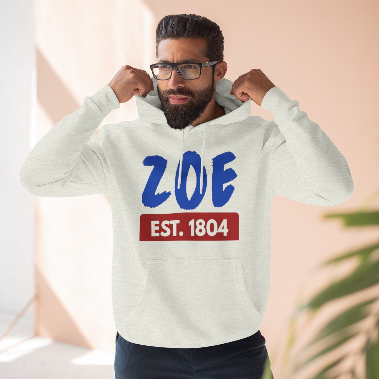 ZOE Est. 1804 Hoodie Afro-Caribbean / Haitian Art Pullover