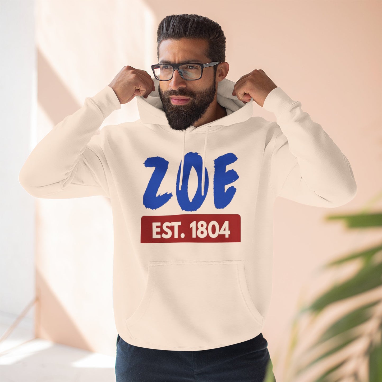 ZOE Est. 1804 Hoodie Afro-Caribbean / Haitian Art Pullover