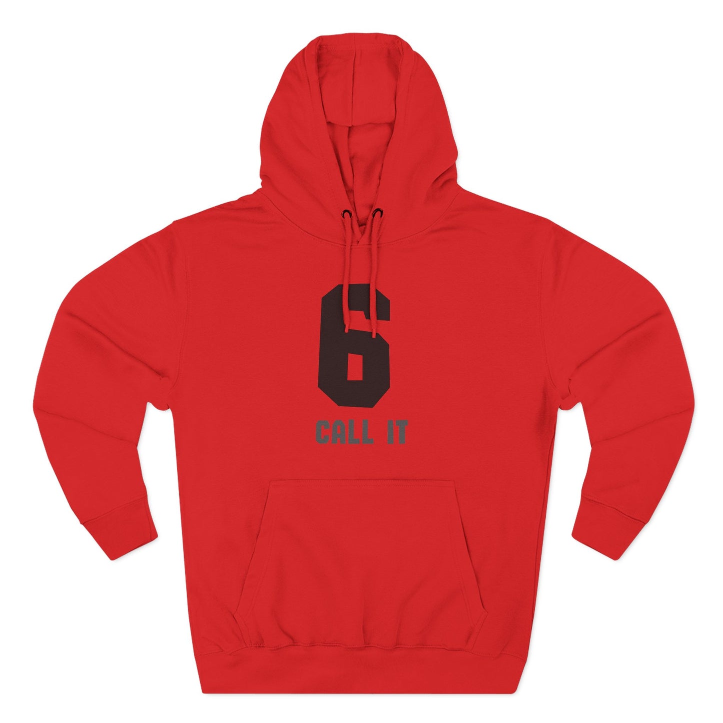 Hoodie "Call It 6 / Response 7" Athletic Number Graphic Hoodie