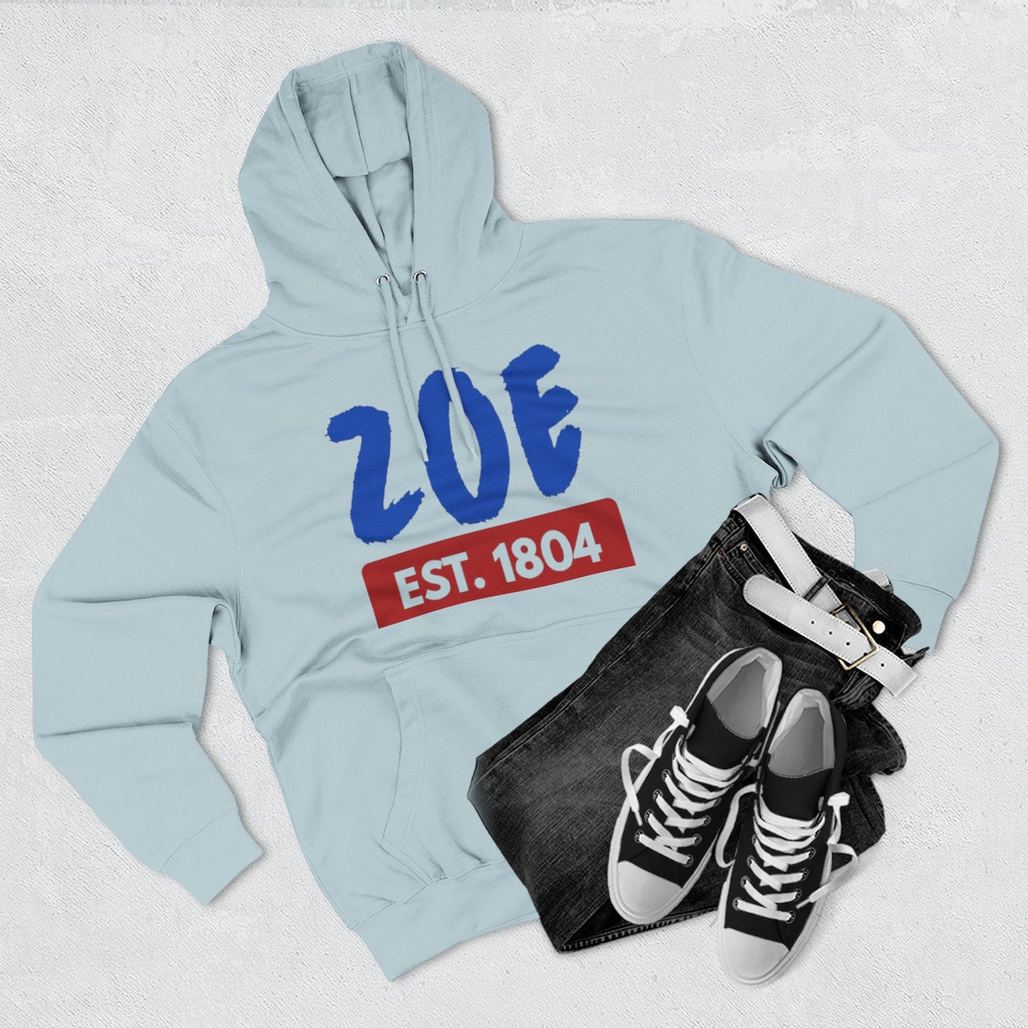 ZOE Est. 1804 Hoodie Afro-Caribbean / Haitian Art Pullover