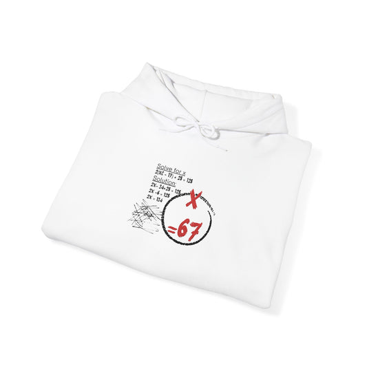 Vintage Graded Test 67 Hoodie Retro Exam Score Graphic Sweatshirt