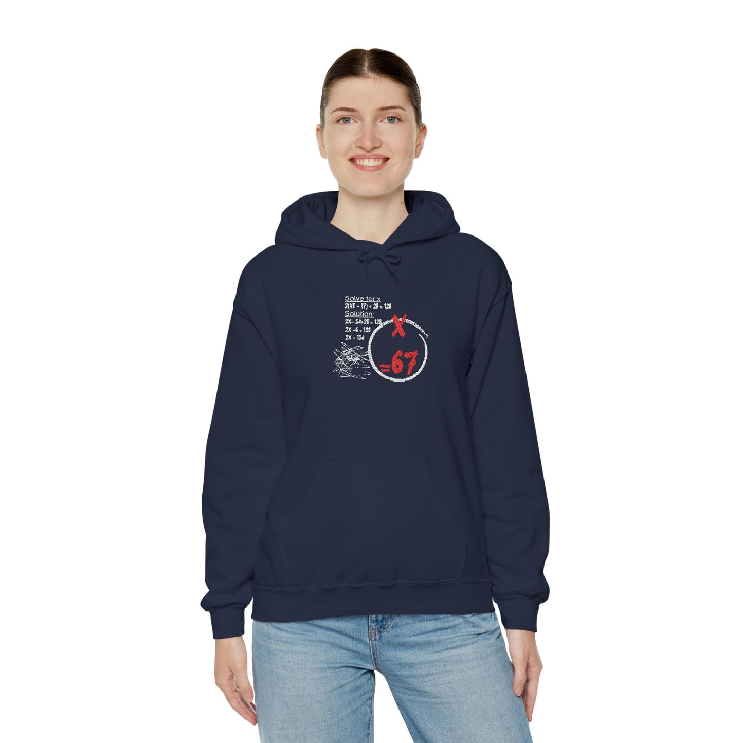 67 Circle Logo Hoodie Distressed Retro Streetwear Sweatshirt