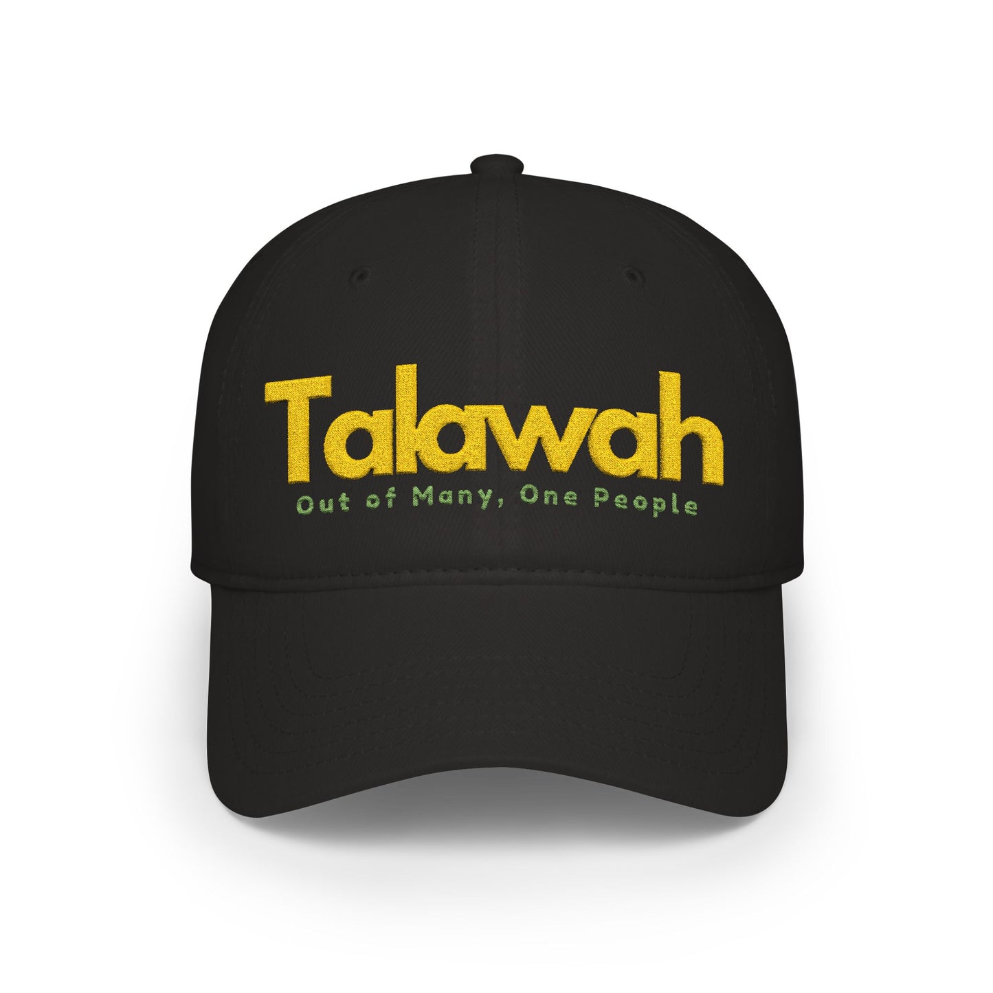 Talawah Low Profile Baseball Cap — "Out of Misny, One People" Embroidered Hat