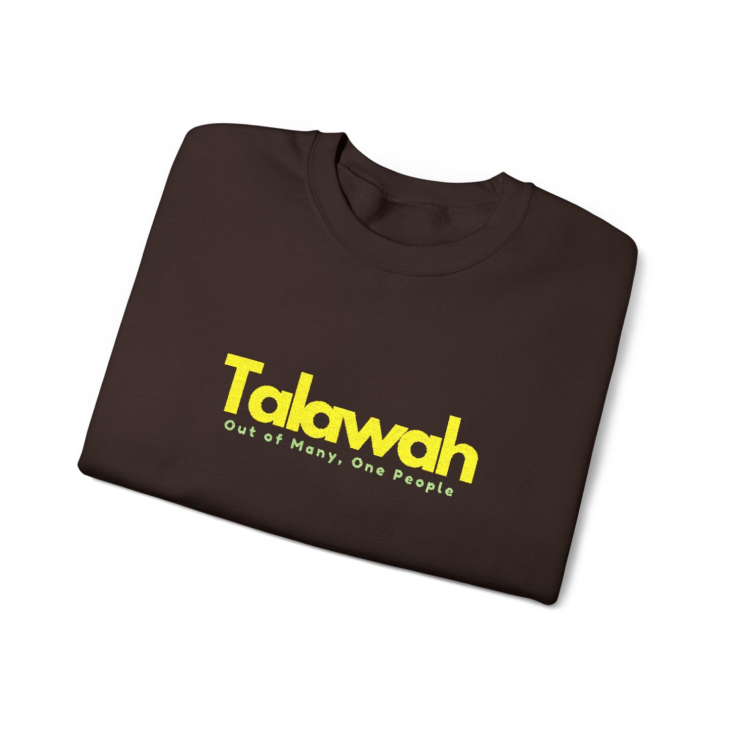 Talawah Crewneck Sweatshirt Jamaican Pride Bold Text Graphic