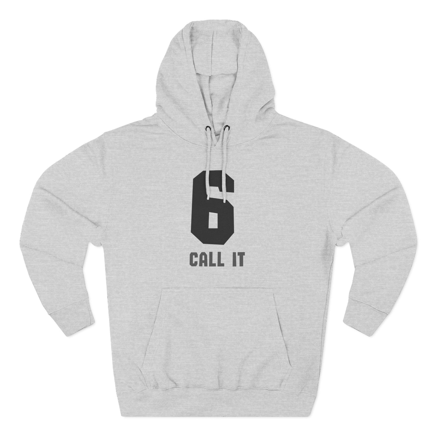 Hoodie "Call It 6 / Response 7" Athletic Number Graphic Hoodie