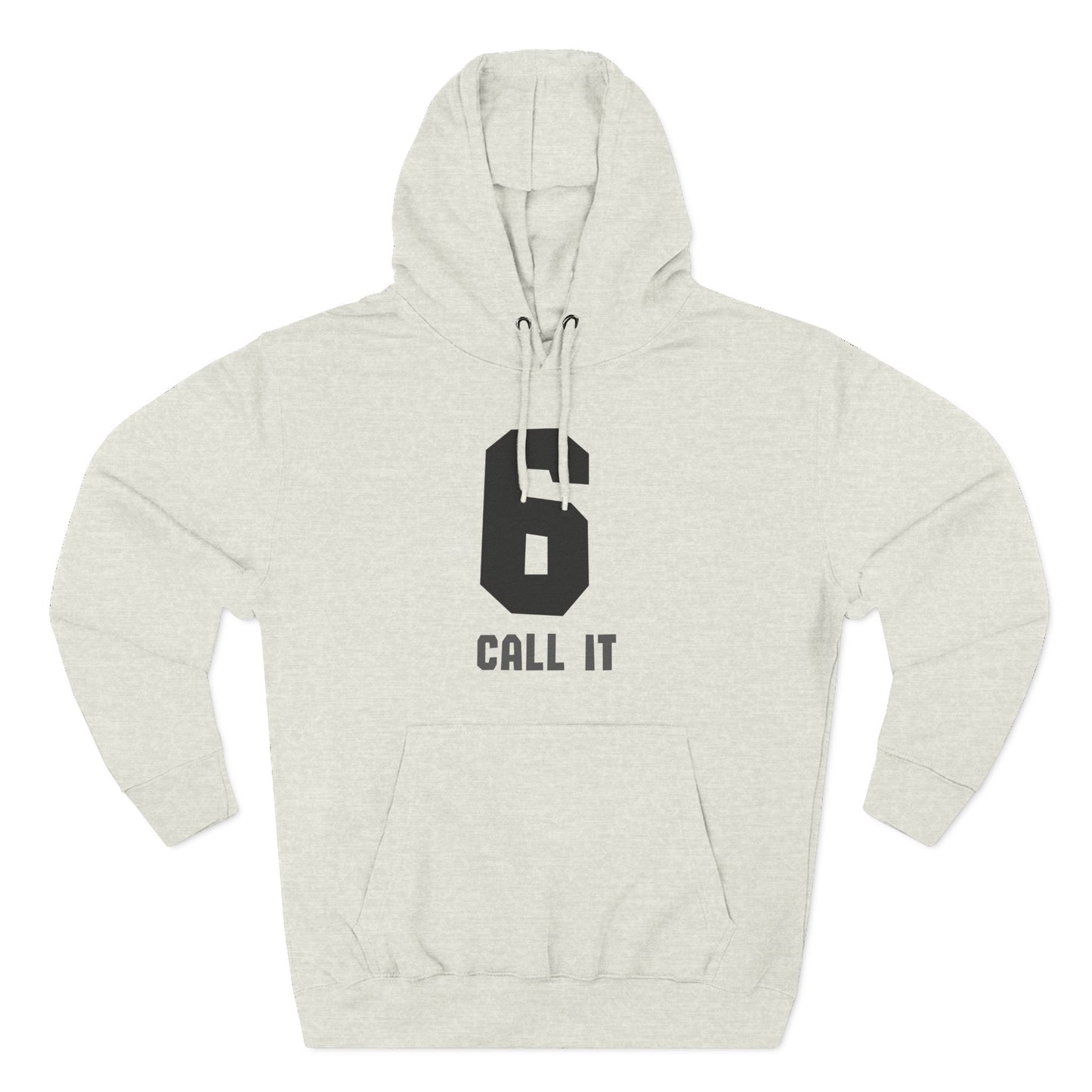 Hoodie "Call It 6 / Response 7" Athletic Number Graphic Hoodie