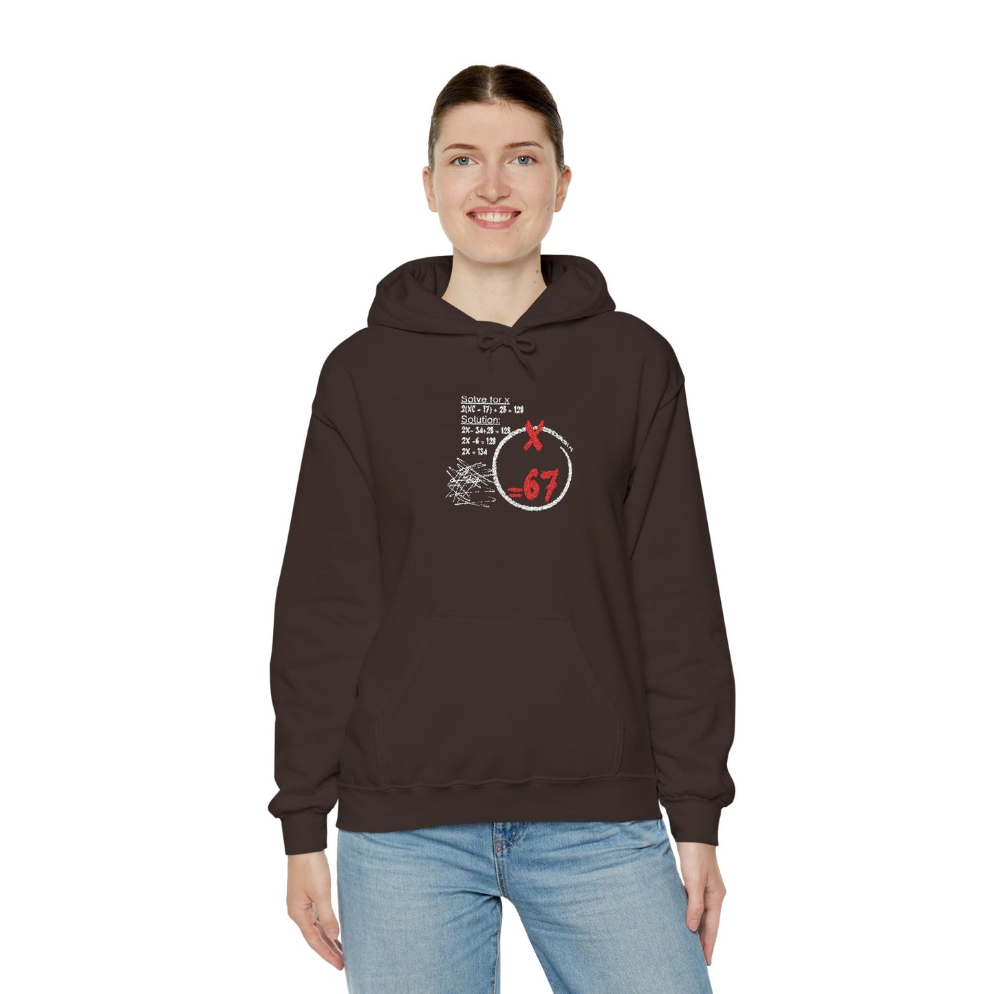 67 Circle Logo Hoodie Distressed Retro Streetwear Sweatshirt