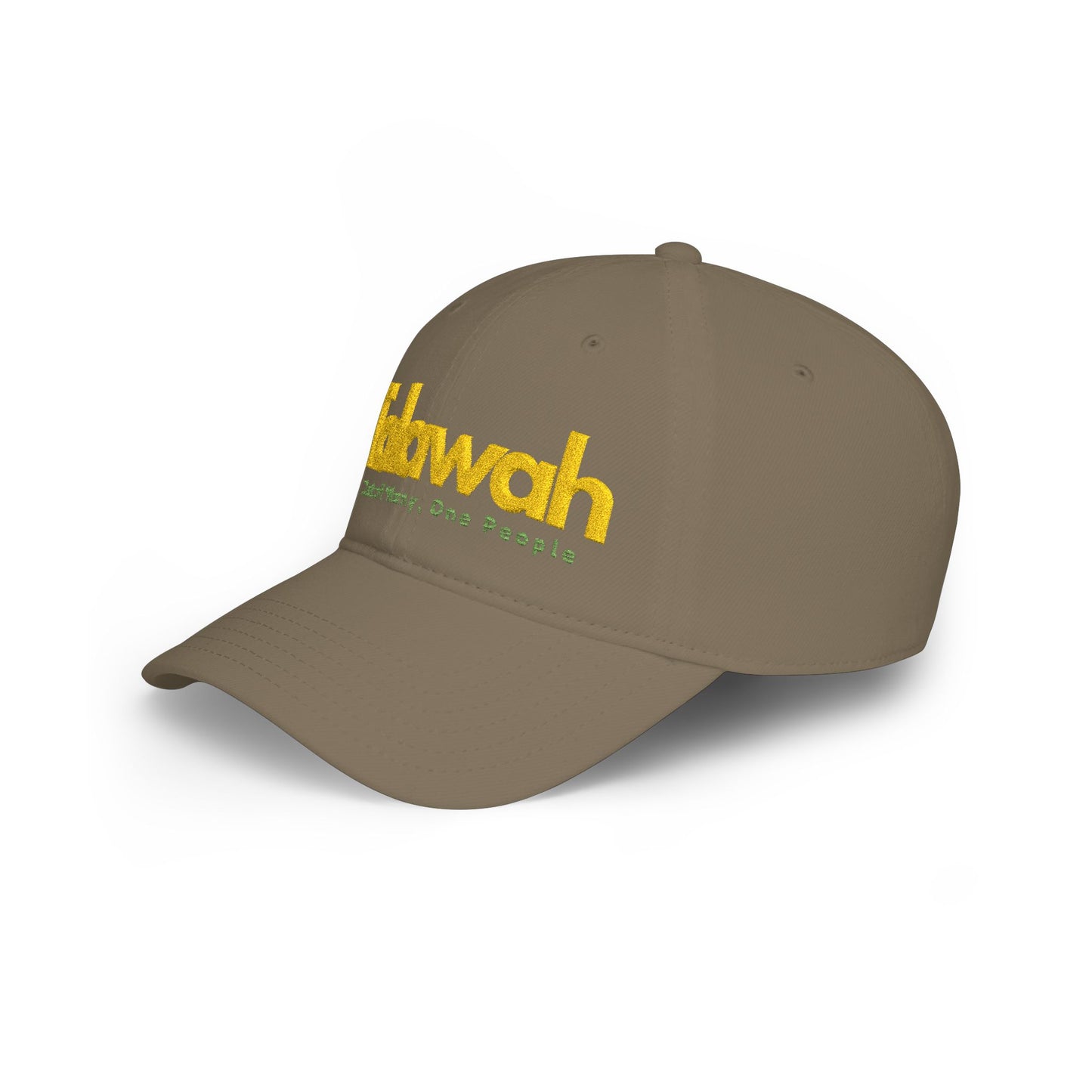 Talawah Low Profile Baseball Cap — "Out of Misny, One People" Embroidered Hat