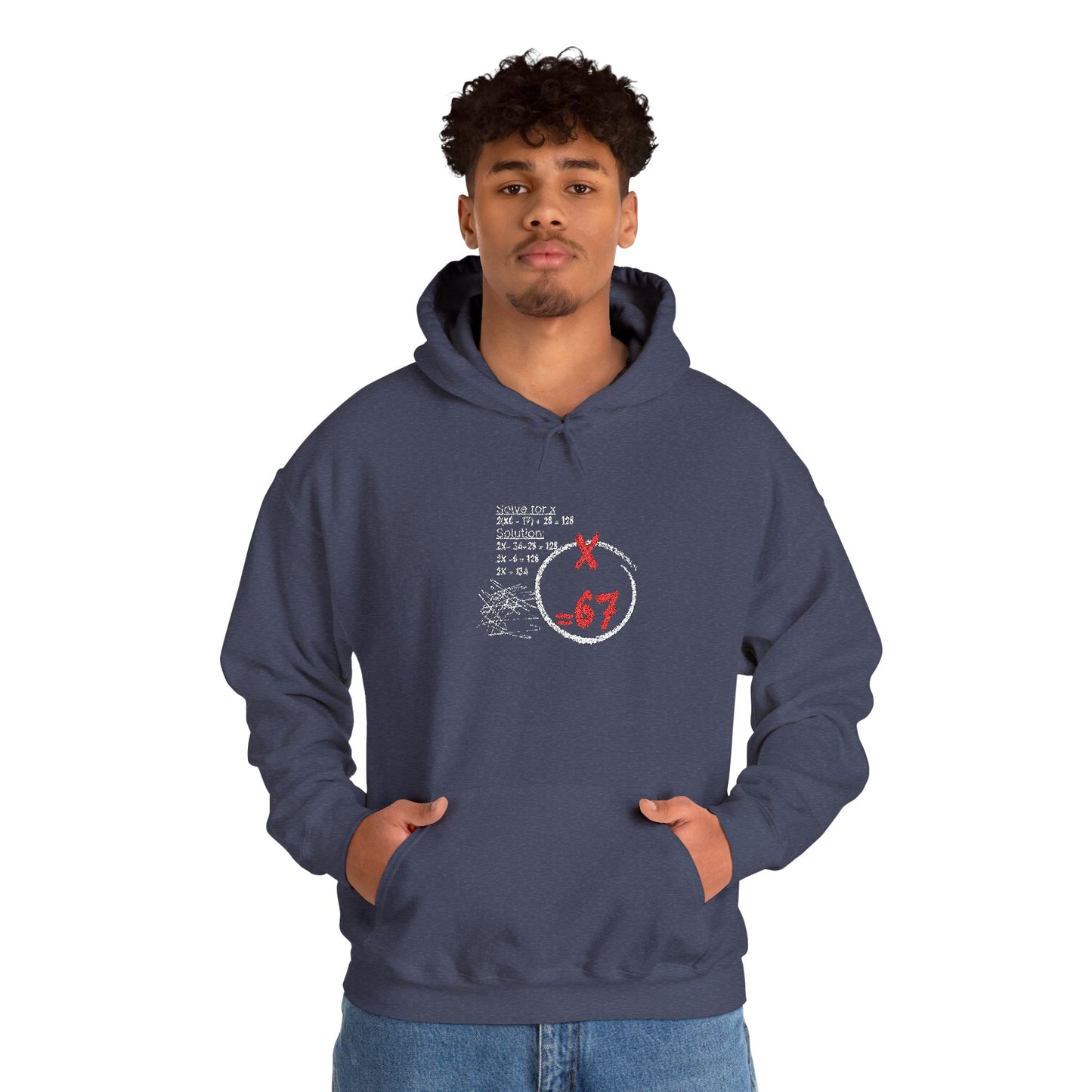 67 Circle Logo Hoodie Distressed Retro Streetwear Sweatshirt