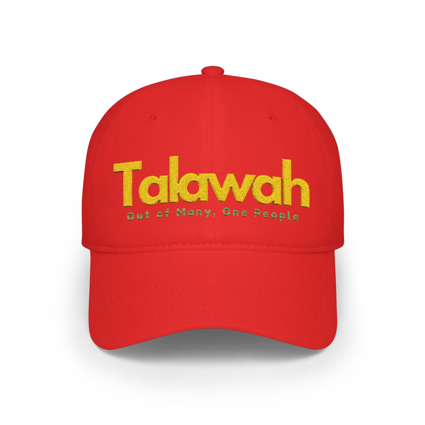 Talawah Low Profile Baseball Cap — "Out of Misny, One People" Embroidered Hat
