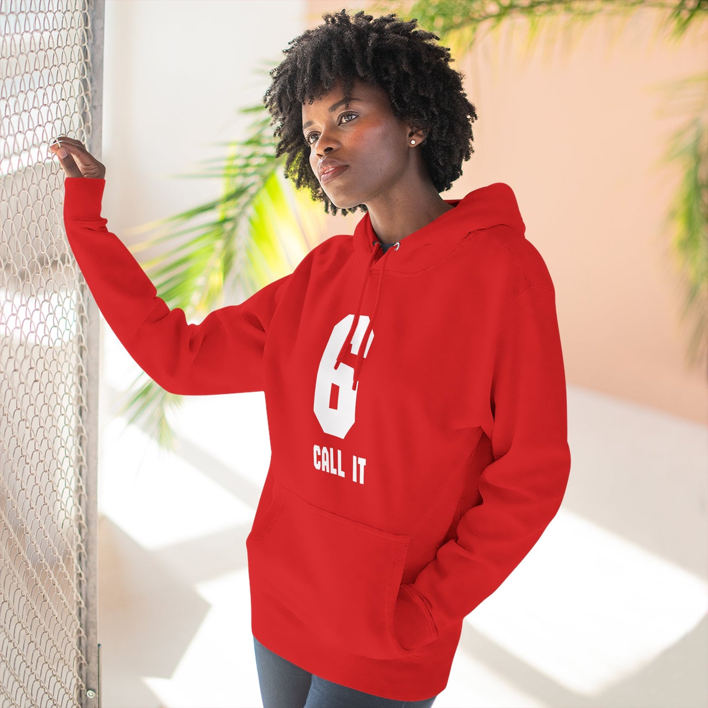 Hoodie 'Call It 6 / 7 Response' Graphic Pullover Hoodie