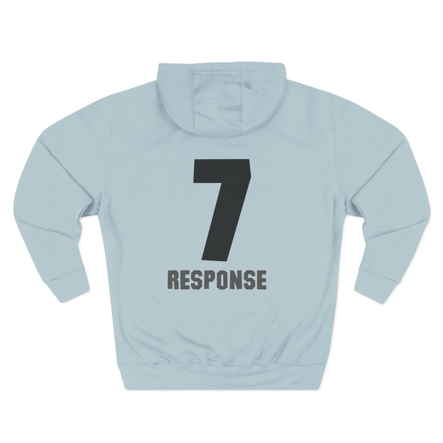 Hoodie "Call It 6 / Response 7" Athletic Number Graphic Hoodie