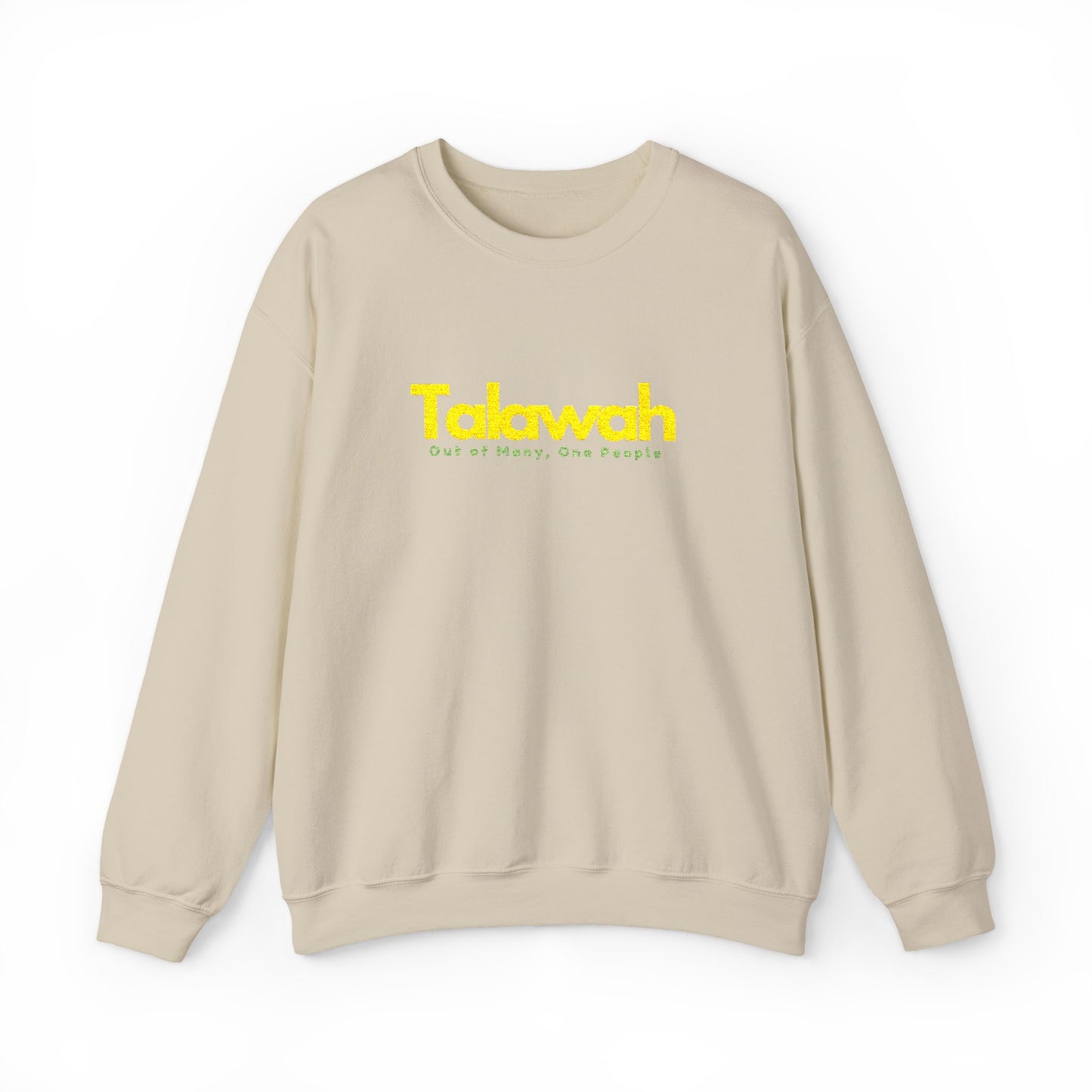 Talawah Crewneck Sweatshirt Jamaican Pride Bold Text Graphic