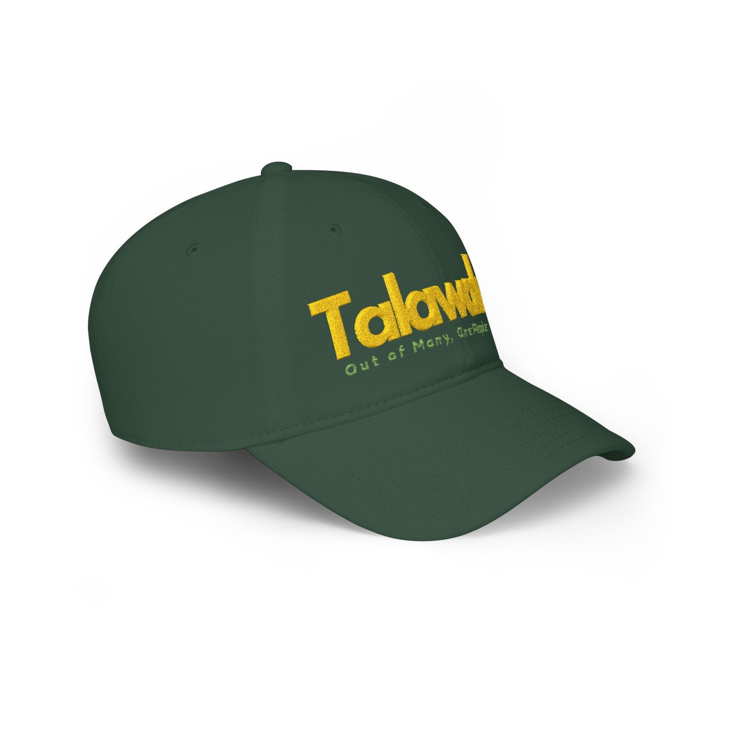 Talawah Low Profile Baseball Cap — "Out of Misny, One People" Embroidered Hat