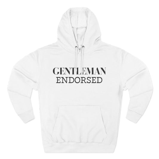 Gentleman Endorsed Hoodie / Men's Fleece Pullover