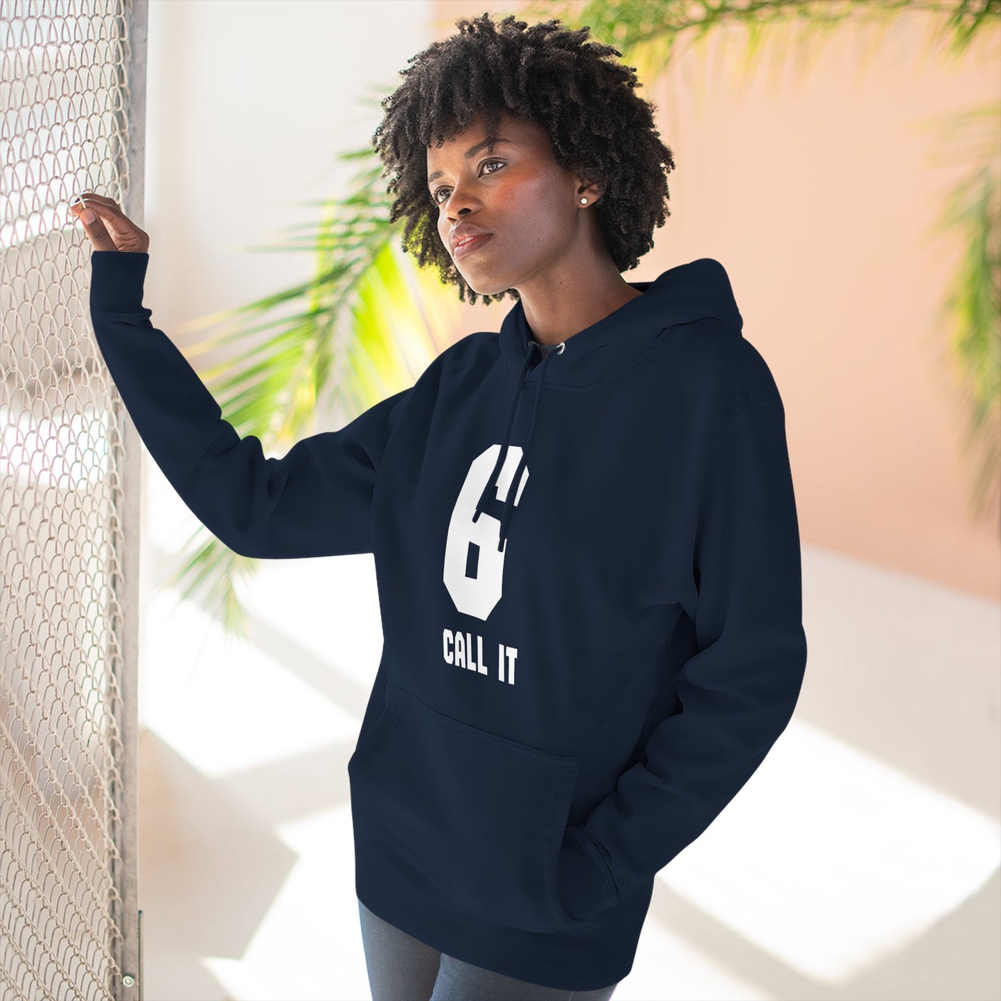 Hoodie 'Call It 6 / 7 Response' Graphic Pullover Hoodie