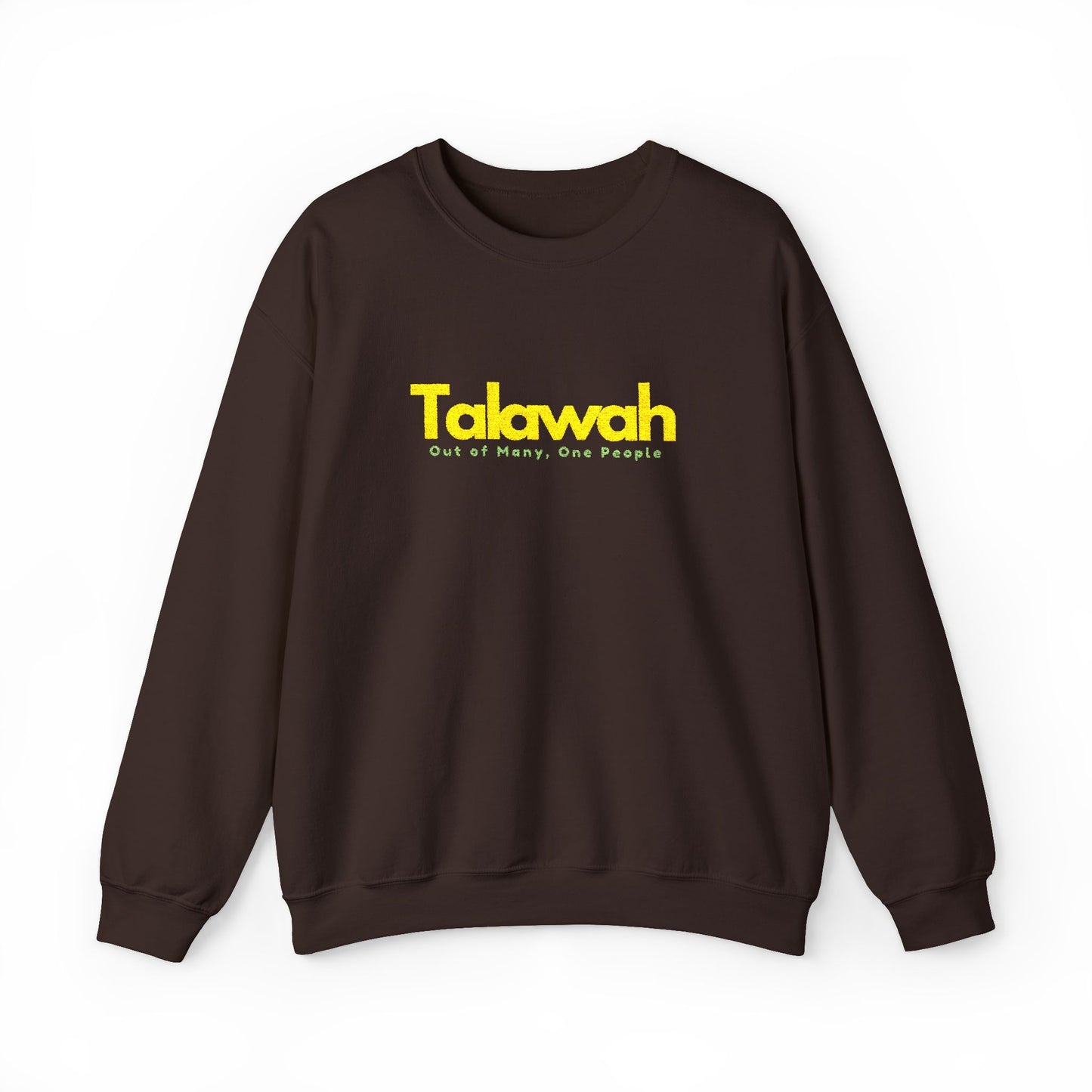 Talawah Crewneck Sweatshirt Jamaican Pride Bold Text Graphic
