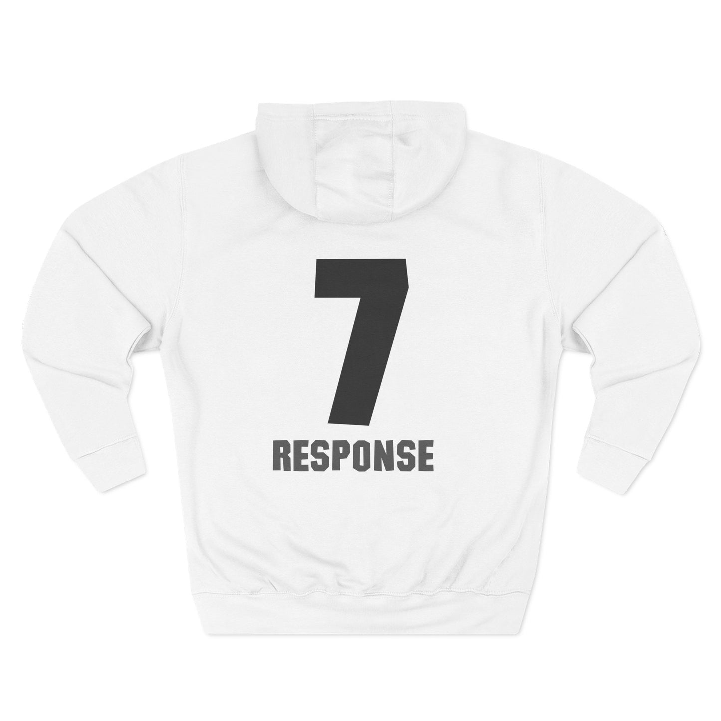 Hoodie "Call It 6 / Response 7" Athletic Number Graphic Hoodie
