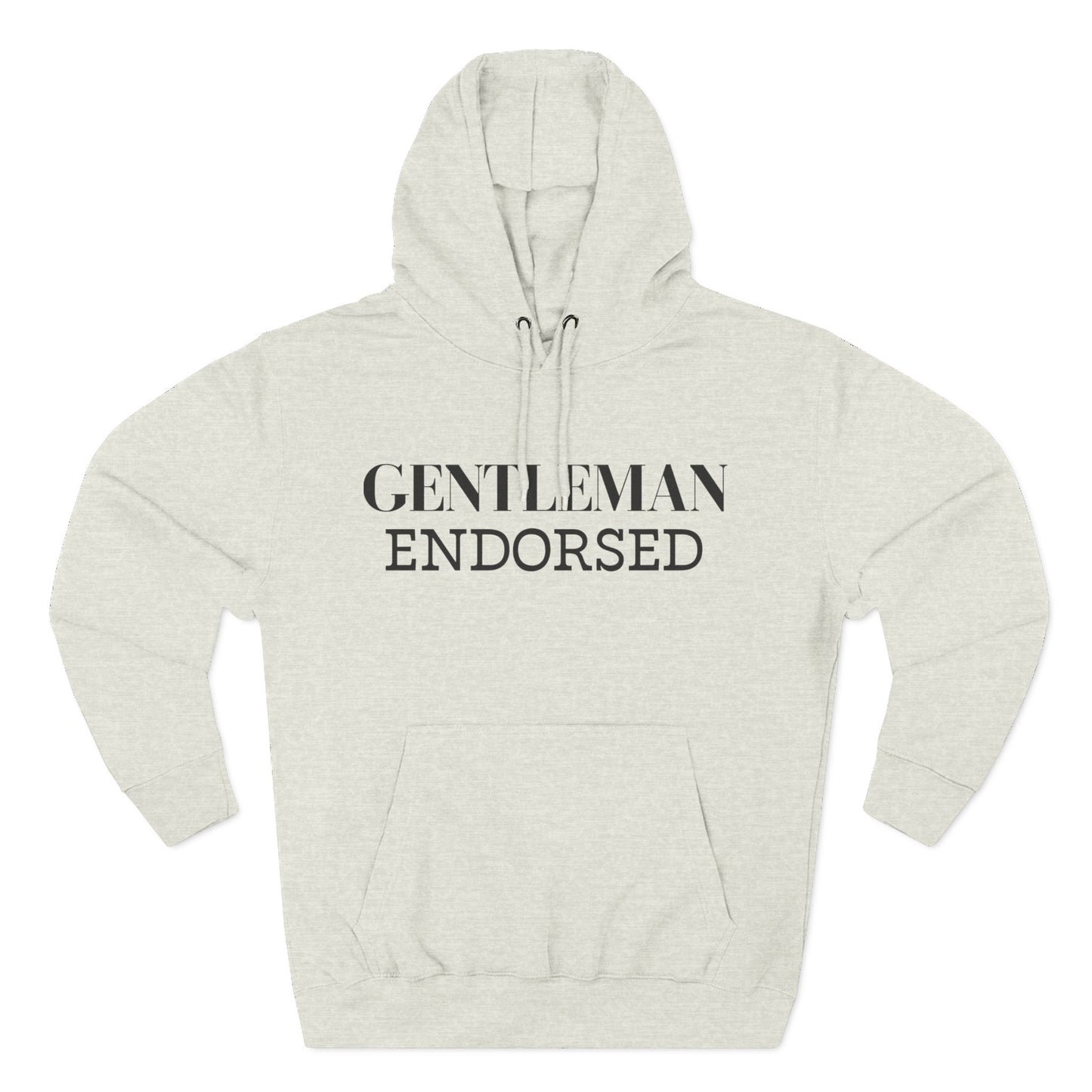 Gentleman Endorsed Hoodie / Men's Fleece Pullover