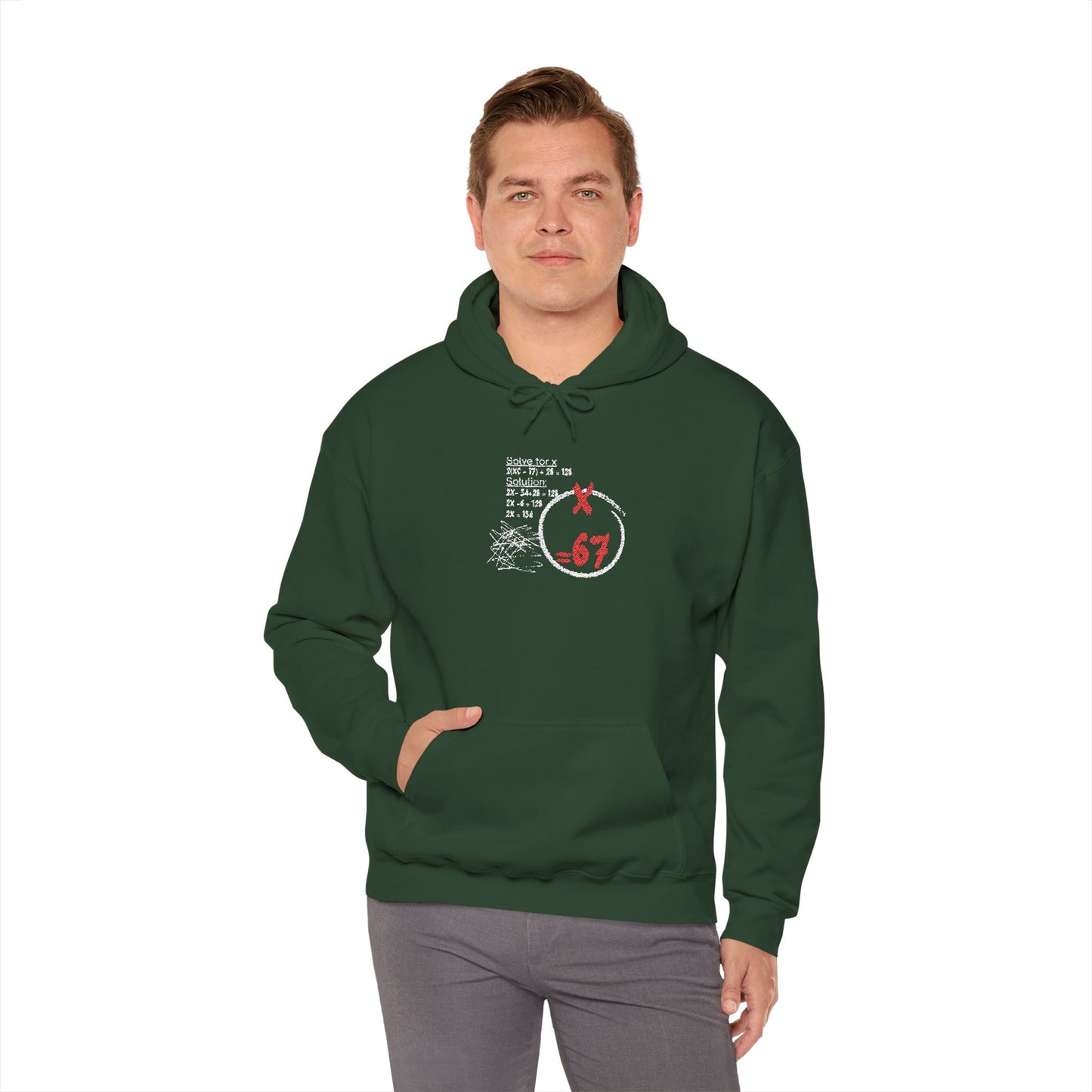 67 Circle Logo Hoodie Distressed Retro Streetwear Sweatshirt