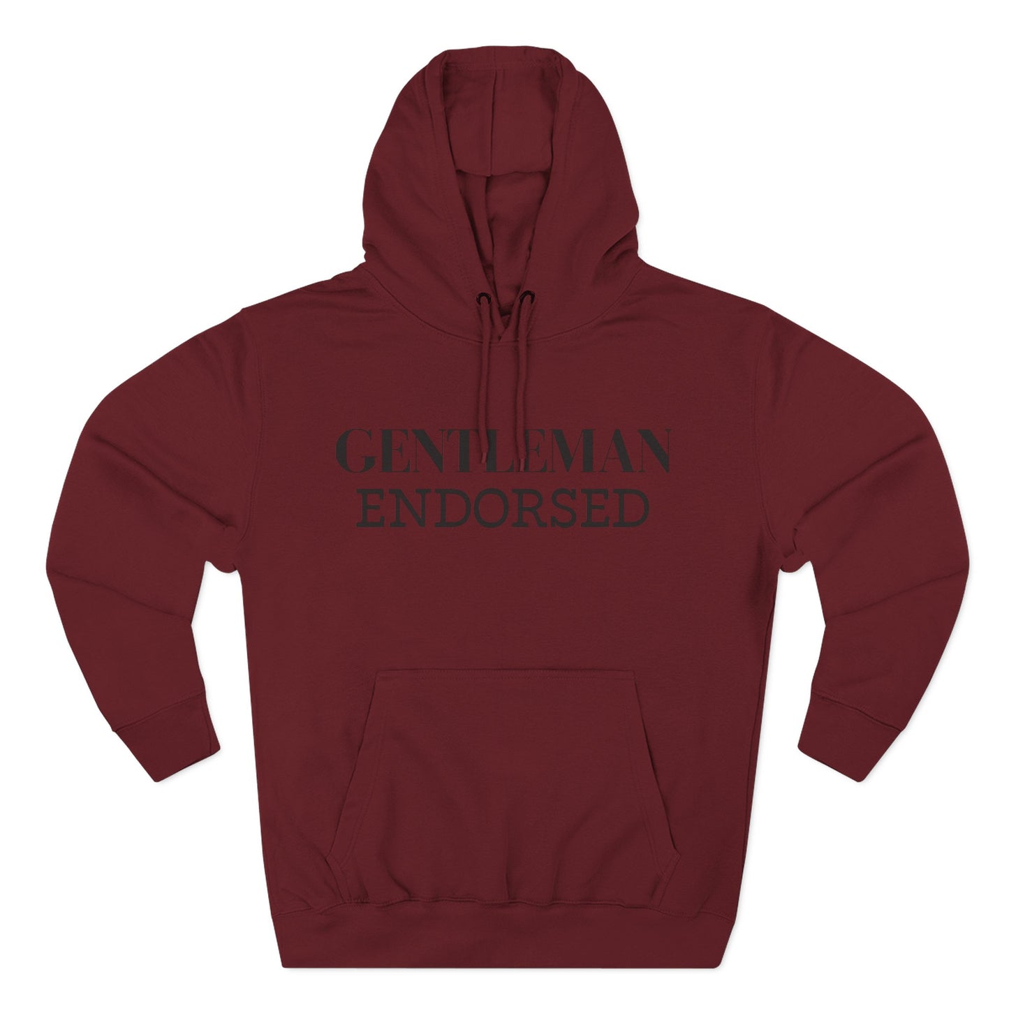Gentleman Endorsed Hoodie / Men's Fleece Pullover