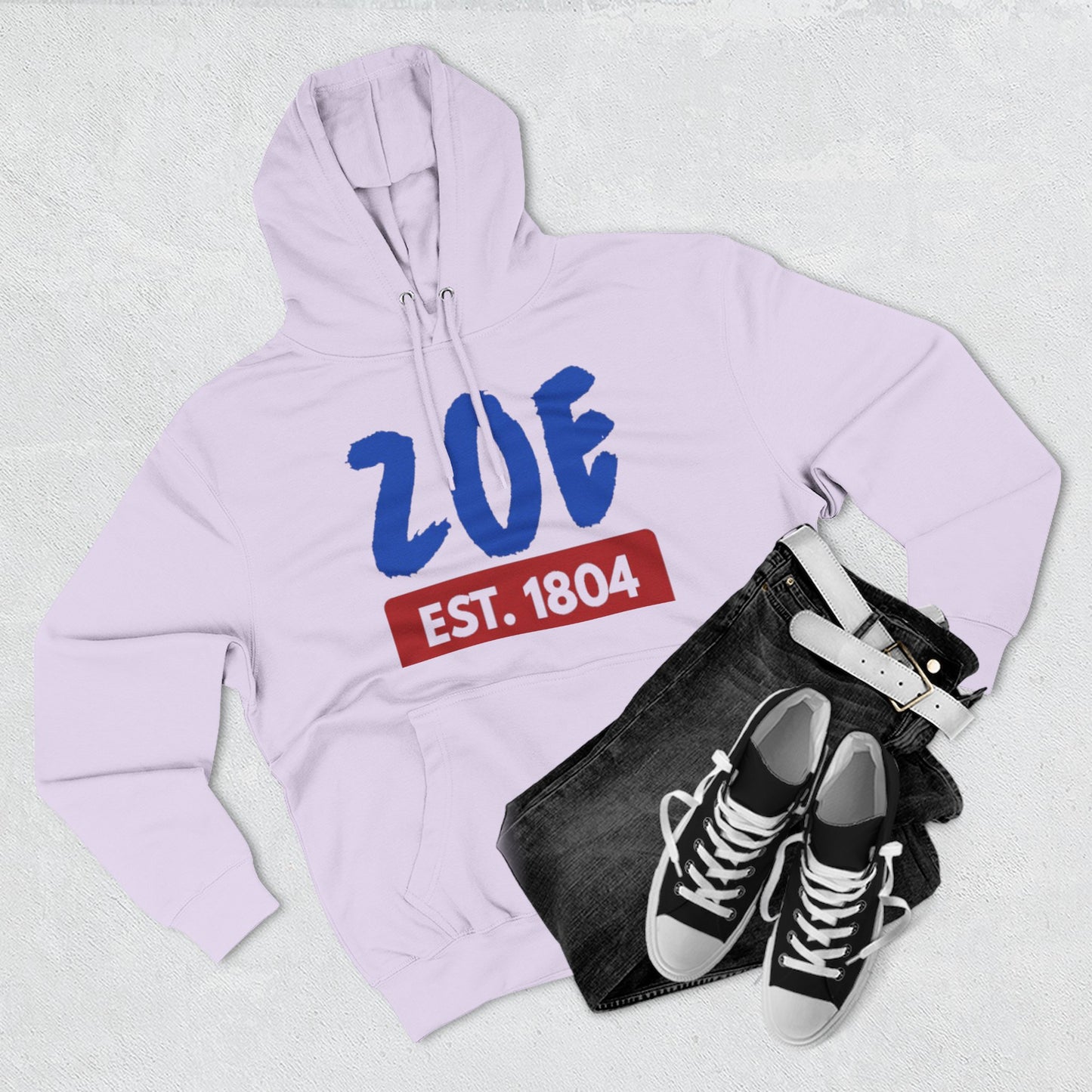 ZOE Est. 1804 Hoodie Afro-Caribbean / Haitian Art Pullover